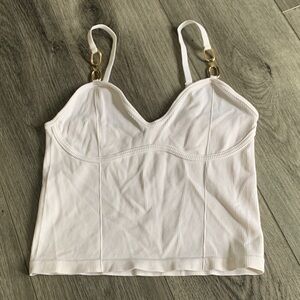 Women’s Jolie & joy white top M